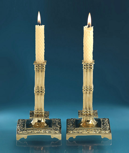 Pair_17th_Century_Brass-&_Sheet_Brass_Clustered-Column_Candlesticks_Netherlands_c1675html.htm
